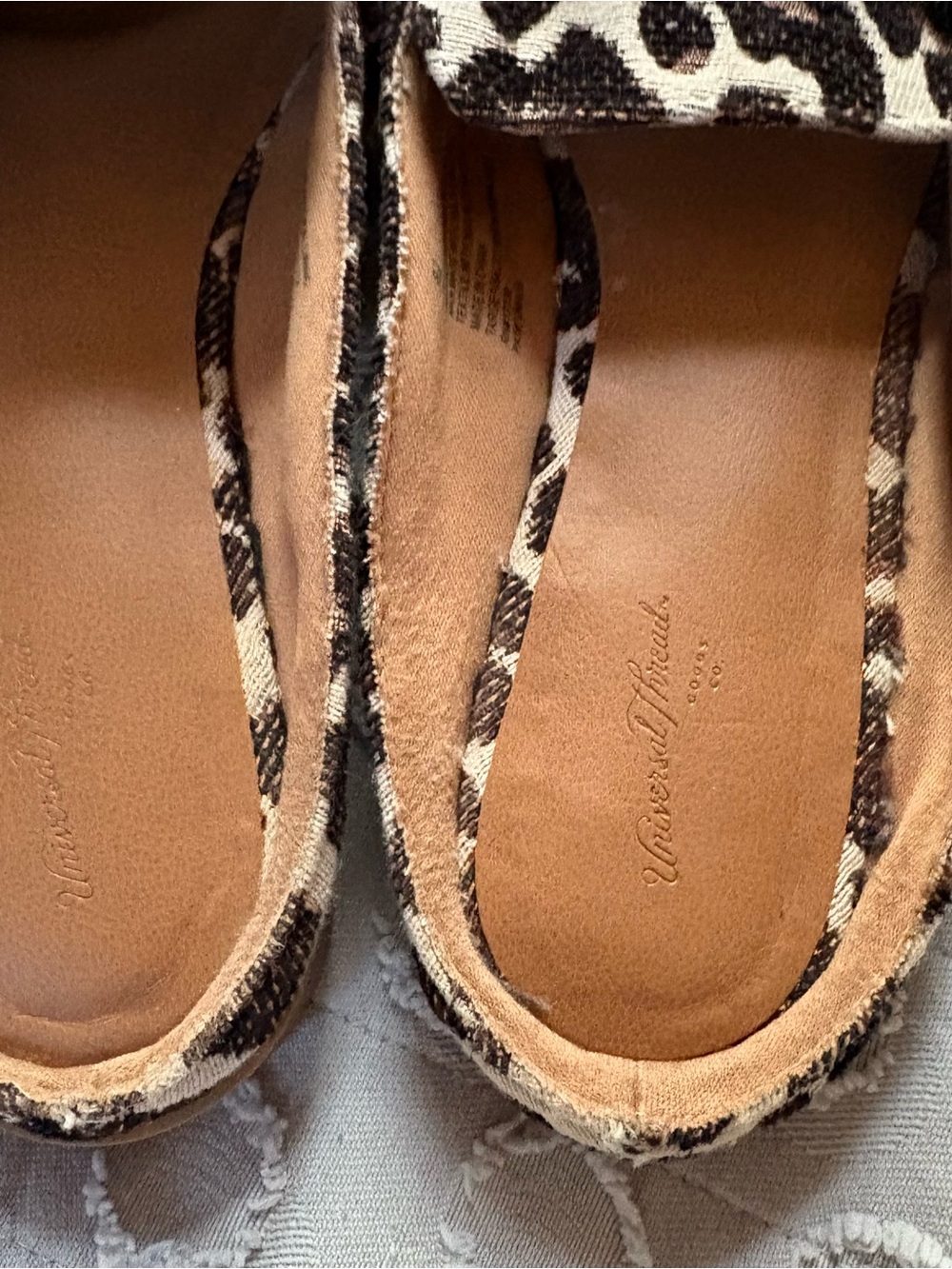 Universal Thread Amber Leopard Mules - Picture 2 of 4